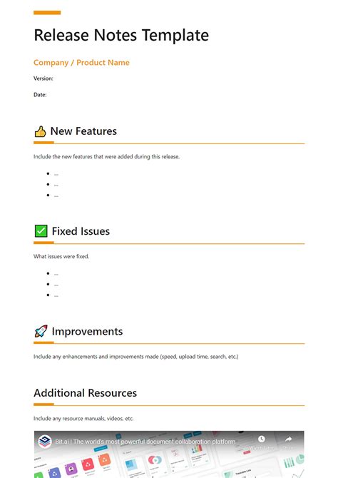 Release Notes.
